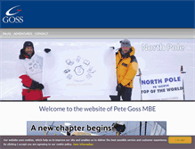 Tablet Screenshot of petegoss.com